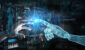 Wireframed,Robot,Hand,And,Human,Hand,Touching,Digital,Graph,Interface Wireframed,Robot,Hand,And,Human,Hand,Touching,Digital,Graph,Interface